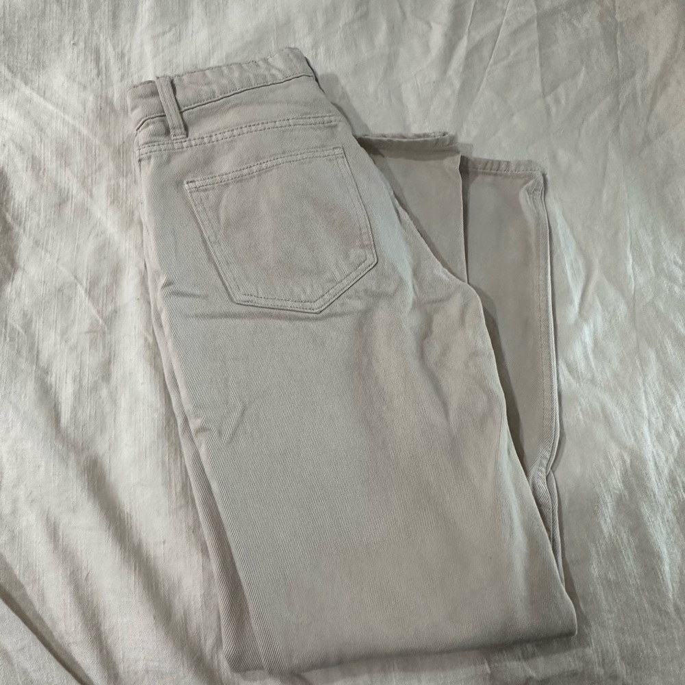 Zara cream jeans